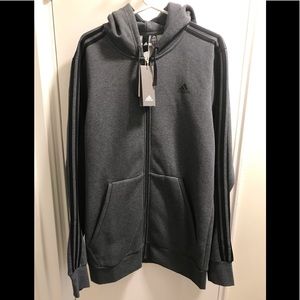 Brand new Adidas hoodie zippered long sleeve